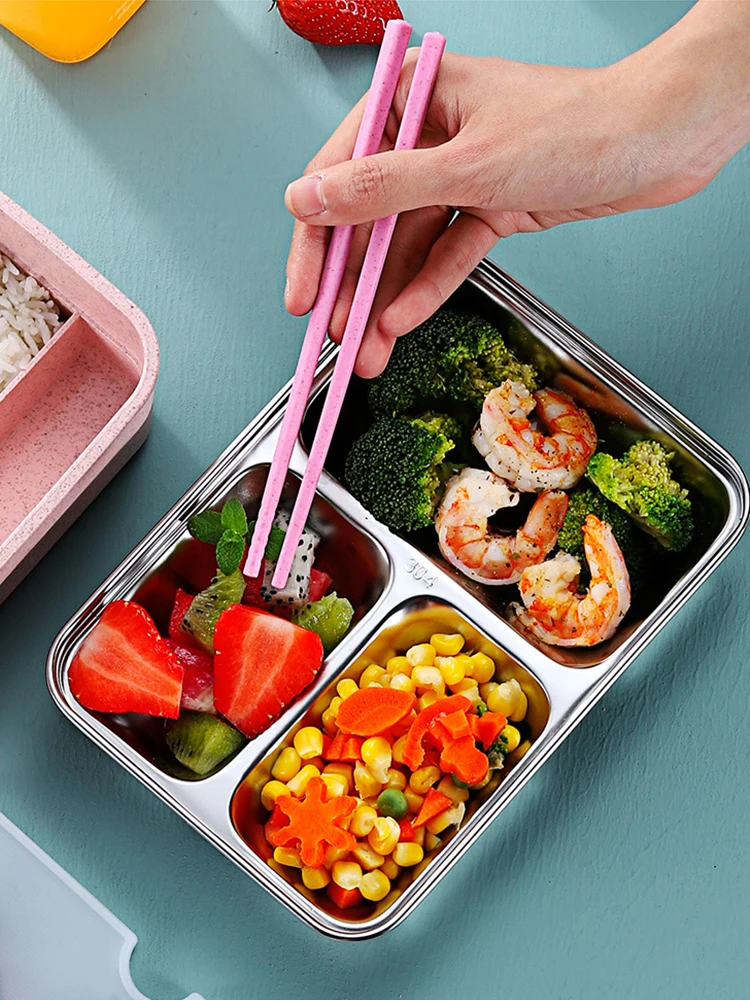 stainless bento lunch box set (6)