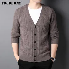 

COODRONY New Arrival Thick Warm Winter Sweater Coat Men Clothing Fashion Casual Cashmere Merino Wool Knitwear Cardigan Man C3137