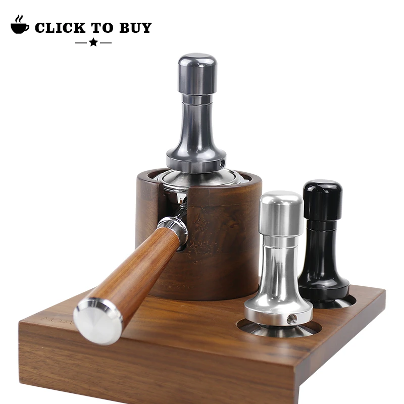 51mm/53mm/54mm/57mm/58mm/58.5mm Constant Pressure Coffee Tamper Elasticity Adjustable Powder Hammer Coffee Accessories Barista
