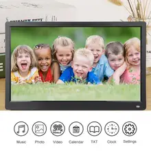 17,3 дюймов HD цифровой фотоальбом рамка видео музыкальный плеер Цифровая Реклама с пультом дистанционного управления для бизнеса фестиваль подарок
