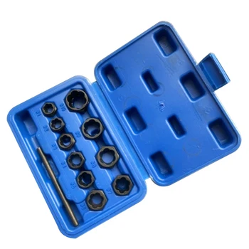 

Removal Screw Extractor Tools Wear resistance Accessories Black 11Pcs Set Parts