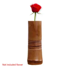 Ручной работы горшки Съемный стол подарок украшение дома ретро бамбуковые Свадебные украшения для дома гостиная Ваза бутылки