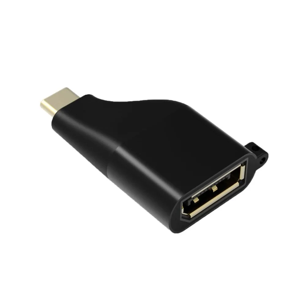 1 шт. Тип C к Hdmi 4 к 60 Гц адаптер Usb C к Dp конвертер мужчин и женщин с брелок стиль черный