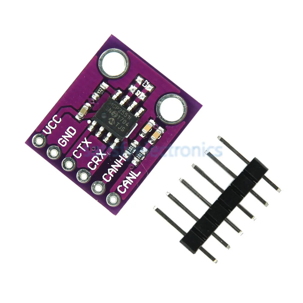 

MCP2551 high-speed CAN protocol controller bus interface module