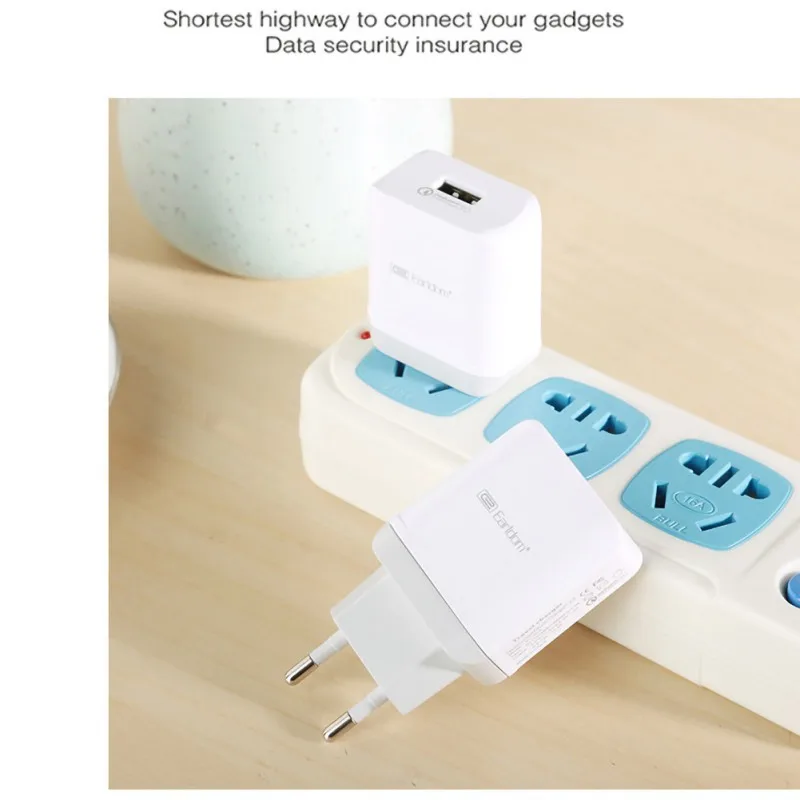 3,0 настенное зарядное устройство ЕС штепсельная вилка стандарта США USB телефон Быстрая Зарядка адаптер для путешествий