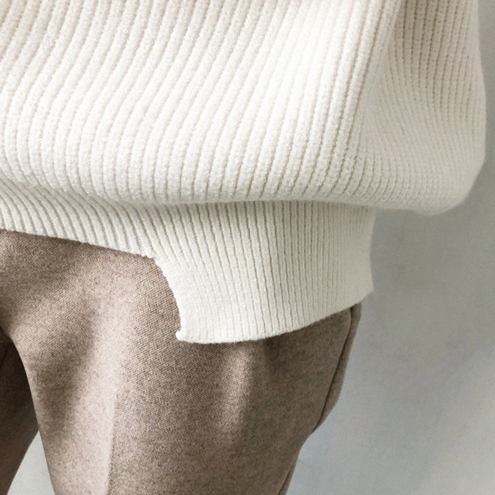 Женский свитер осень зима Модные базовые вязаные свитера Женский Повседневный пуловер с вырезом в виде буквы V длинный рукав джемпер N11