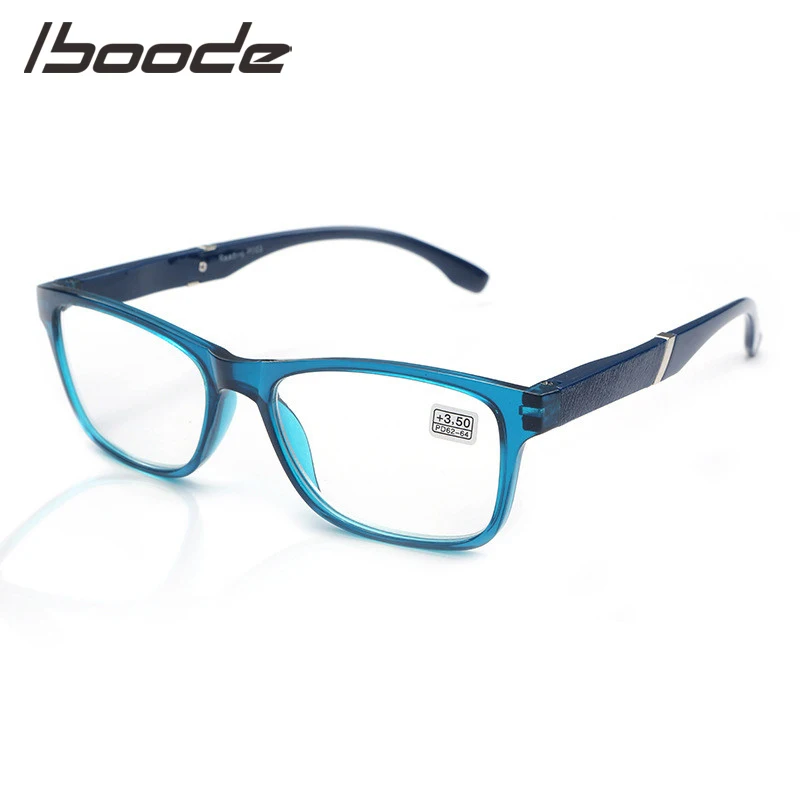 

IBOODE Square Reading Glasses Women Men Presbyopic Eyeglasses Female Male Hyperopia Eyewear Unisex Optics Magnifying Spectacles