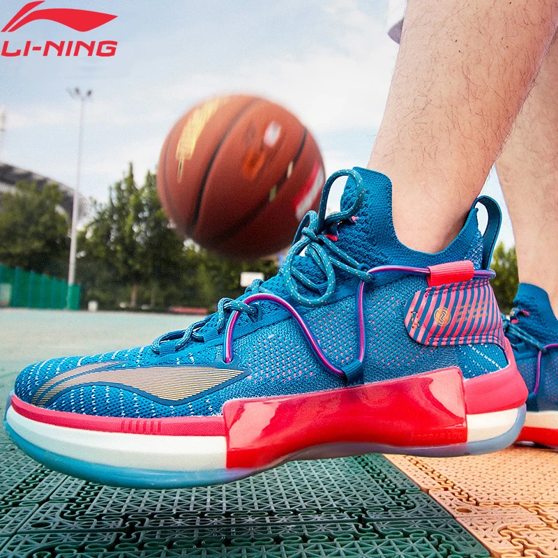 Comprar Li ning hombres velocidad VI zapatos de baloncesto profesional PREMIUM almohadón zapatillas de espuma ligera forro de nube zapatos deportivos ABAP071 XYL294