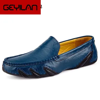 

Casual Men Leather Shoes Boat Man's shoe Loafers Mocassin Men's loafer Man Slipons Moccasins Hot Sale Driving Brand Desinger