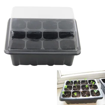 

3Pcs Set Sprout Plate Large Capacity Practical Seed Grower with Lids for Park