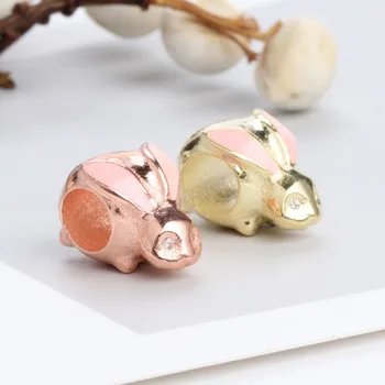 

Original 925 Sterling Silver Bead Fashionable Rabbit Beads Fit Pandora Women Bracelet & Necklace Diy Jewelry