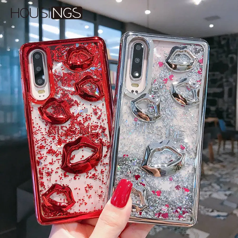 Для huawei P20 P30 Pro Red губ телефон чехол для huawei P10 P20 Lite Горячая Девушка ТПУ для телефона с покрытием задняя крышка для huawei Nove3i Nova 4