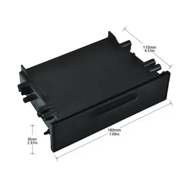 

Universal Car Auto Single Din Radio Pocket Kit Installation Set Up Dash 1 Storage Box Car For Toyota