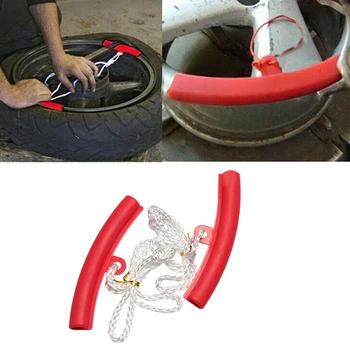 

2PCS Protection Mounting Wheel Edge Flexible Change Motorcycle Tyre Rim Protector Universal Easy Install Plastic Multicolor Tool