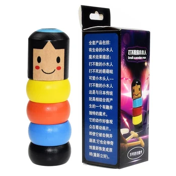 

CYSINCOS Lovely Gift 1 Set Daruma Halloween Magic Tricks Funny Toy Stage Magic Props Home Wooden Decoration
