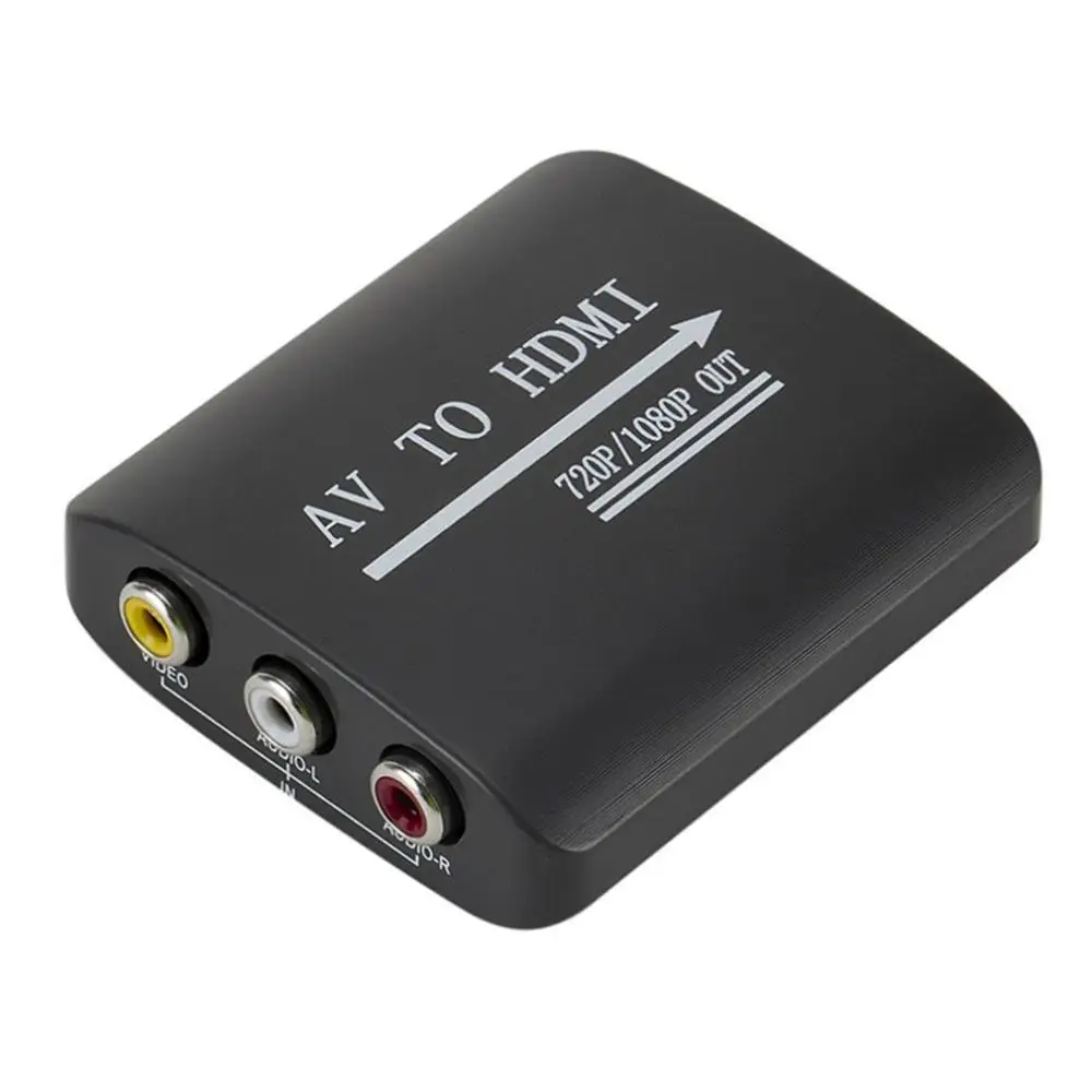 Мини AV в HDMI видео конвертер коробка AV в HDMI адаптер для HD tv PS3 PS4 PC DVD Xbox проектор