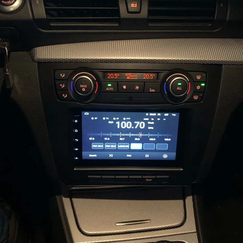 Double Din Mobil Radio Fasia untuk BMW 