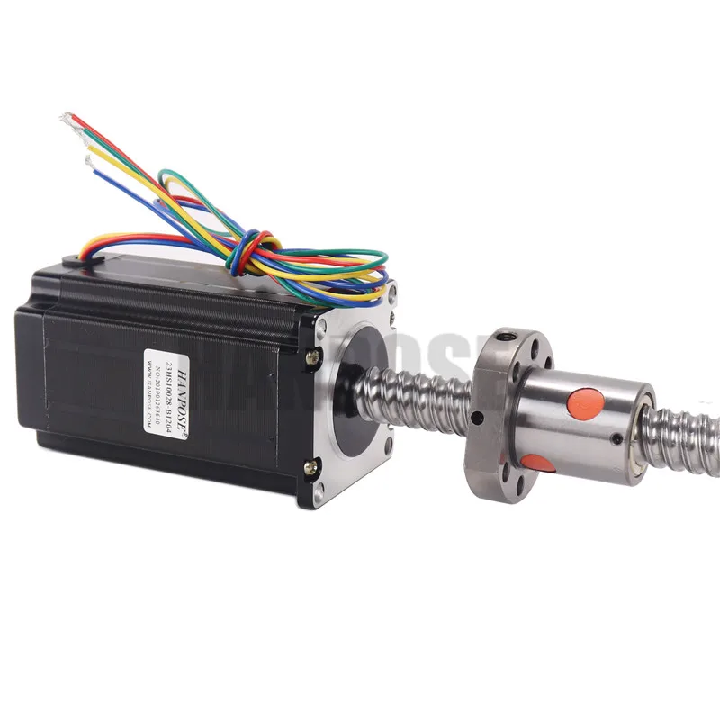23HS10028-sfu1204 Motor100 200 300 мм Nema23 шаговый двигатель 2.8A 260N. См шарикового винта двигателя для 3D принтер