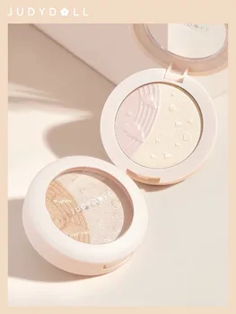 

Judydoll Galaxy Highlighter Powder Two Color 3d Brightening Diamond Contour Body Face Waterproof and Long-lasting Easy to Wear