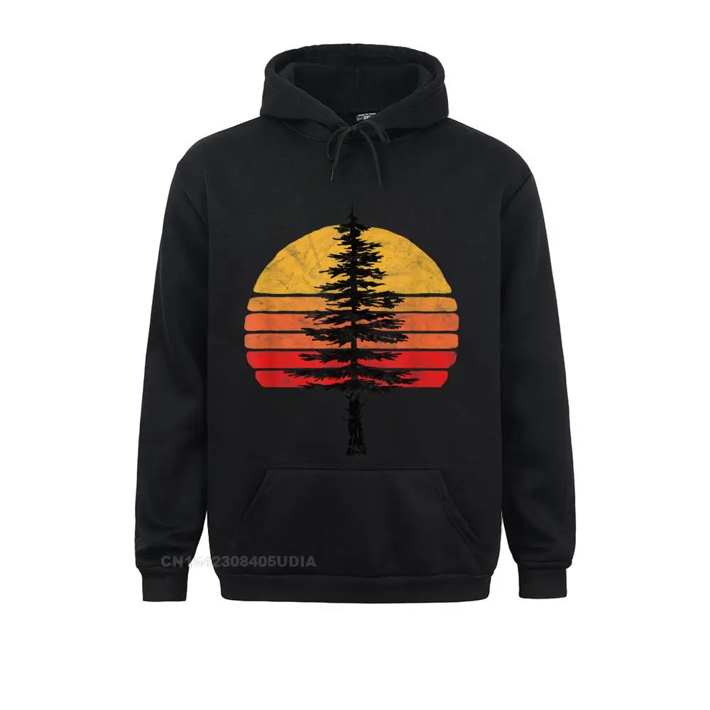 Retro Sun Minimalist White Pine Tree Illustration Graphic T-Shirt__B7703 Hoodies for Women Custom Sweatshirts 2021 Newest Hoods Long Sleeve Retro Sun Minimalist White Pine Tree Illustration Graphic T-Shirt__B7703black