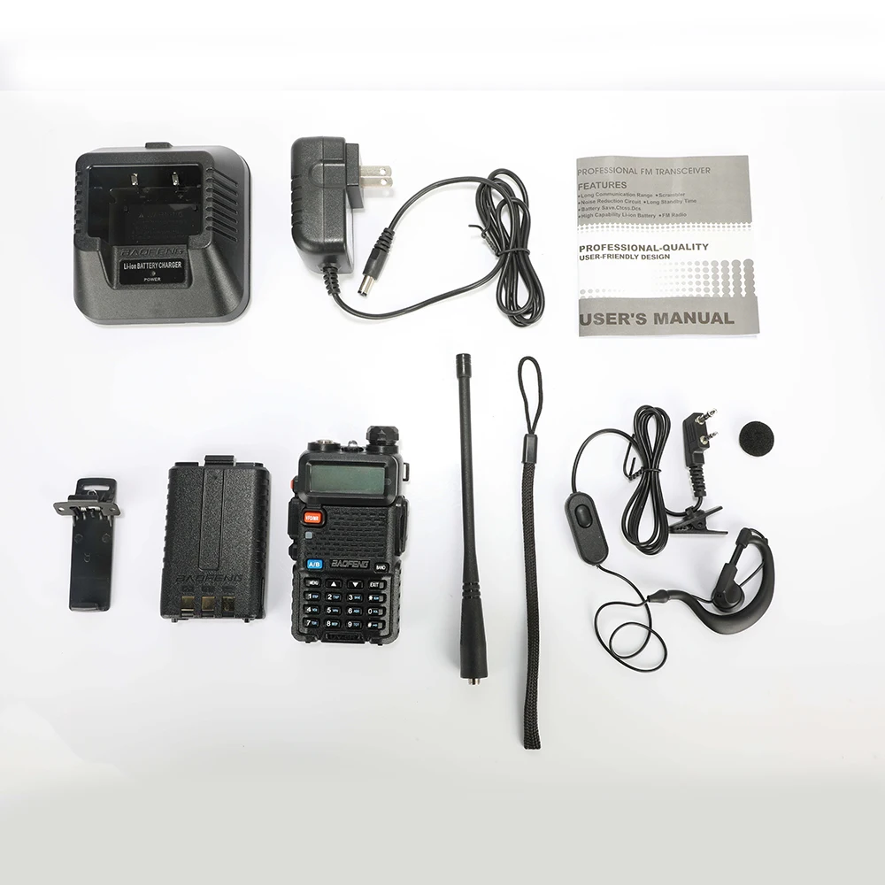 BaoFeng рация UV-5R двухсторонняя cb радио обновленная версия baofeng uv5r 128CH 5 Вт VHF UHF 136-174 МГц и 400-520 МГц