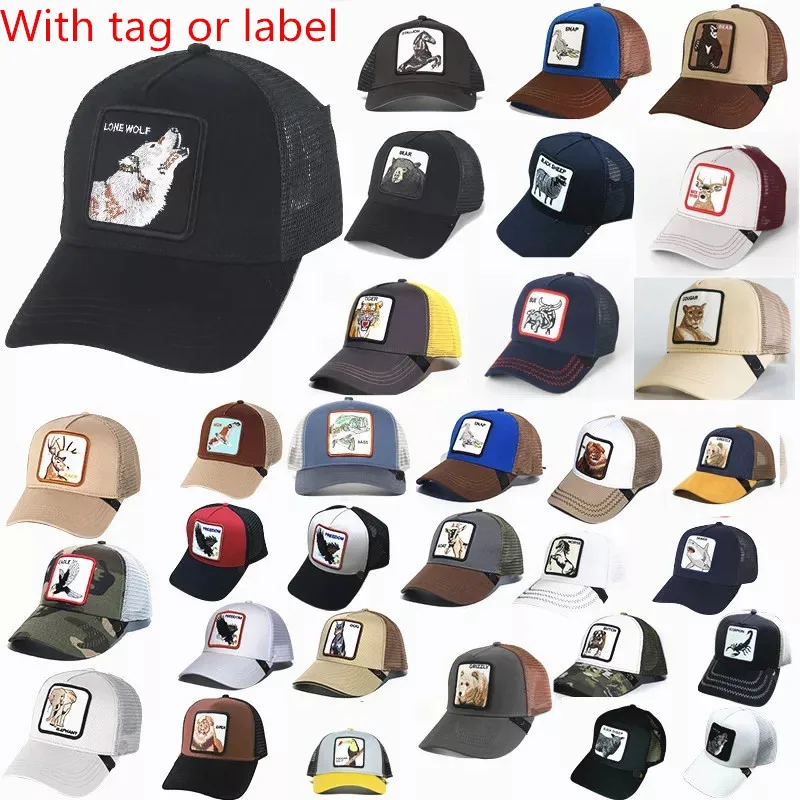 GOORIN BROS COCK Baseball Cap Animal Embroidery Anime Cute Summer Mesh Men's Ms. Outdoor Sunshade hats-A5 | Аксессуары для