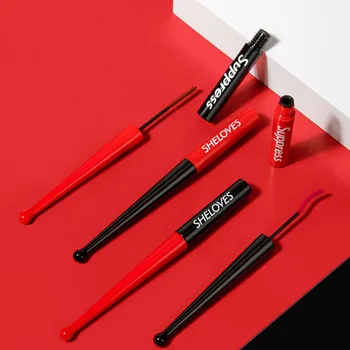 

Lasting Waterproof Mascara U-shaped Brush Head Eye Cosmetic Mascara Ultra-fine Brush Head Mascara Curly Lengthening