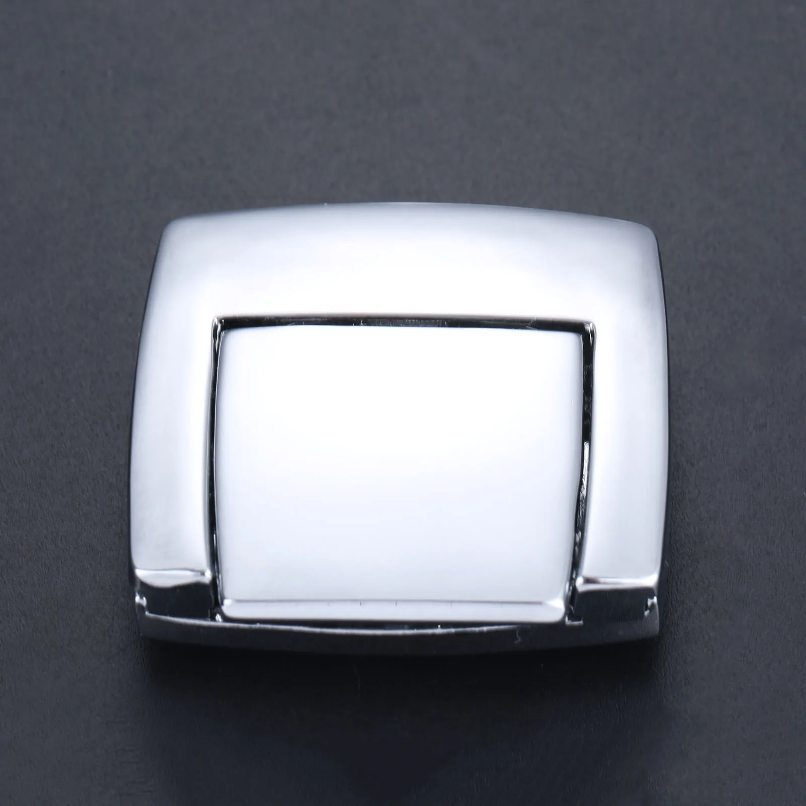 

46*46mm Metal Spring Loaded Toggle Latch Catch Hasp Lock for Cases Drawer Cabinet Tools Box Silver/Black Industry Hardware