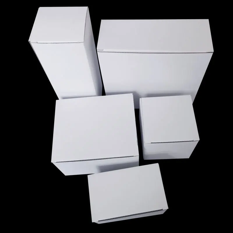 10pcs-7-sizes-white-kraft-paper-box-3-layer-corrugated-box-rectangle-gift-packaging-boxes-business-box-mailer-cardboard-carton