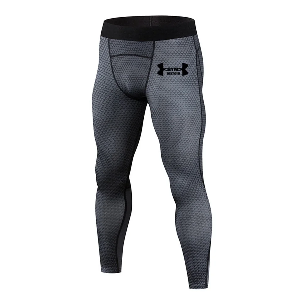 Мужской брендовый спортивный костюм, быстросохнущая одежда для бега, фитнеса, тренажерного зала, фитнеса, тренировочная одежда для мужчин - Цвет: 18