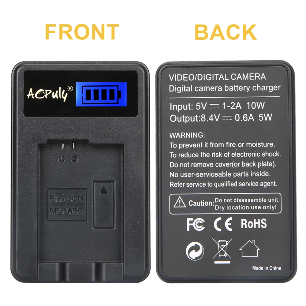 photography flashes NP-F970-C Display Charger 5V Digital Battery Charger Set For Sony Camera F750 F990 Fill Light 2500c phone charger camera Camera & Photo Accessories