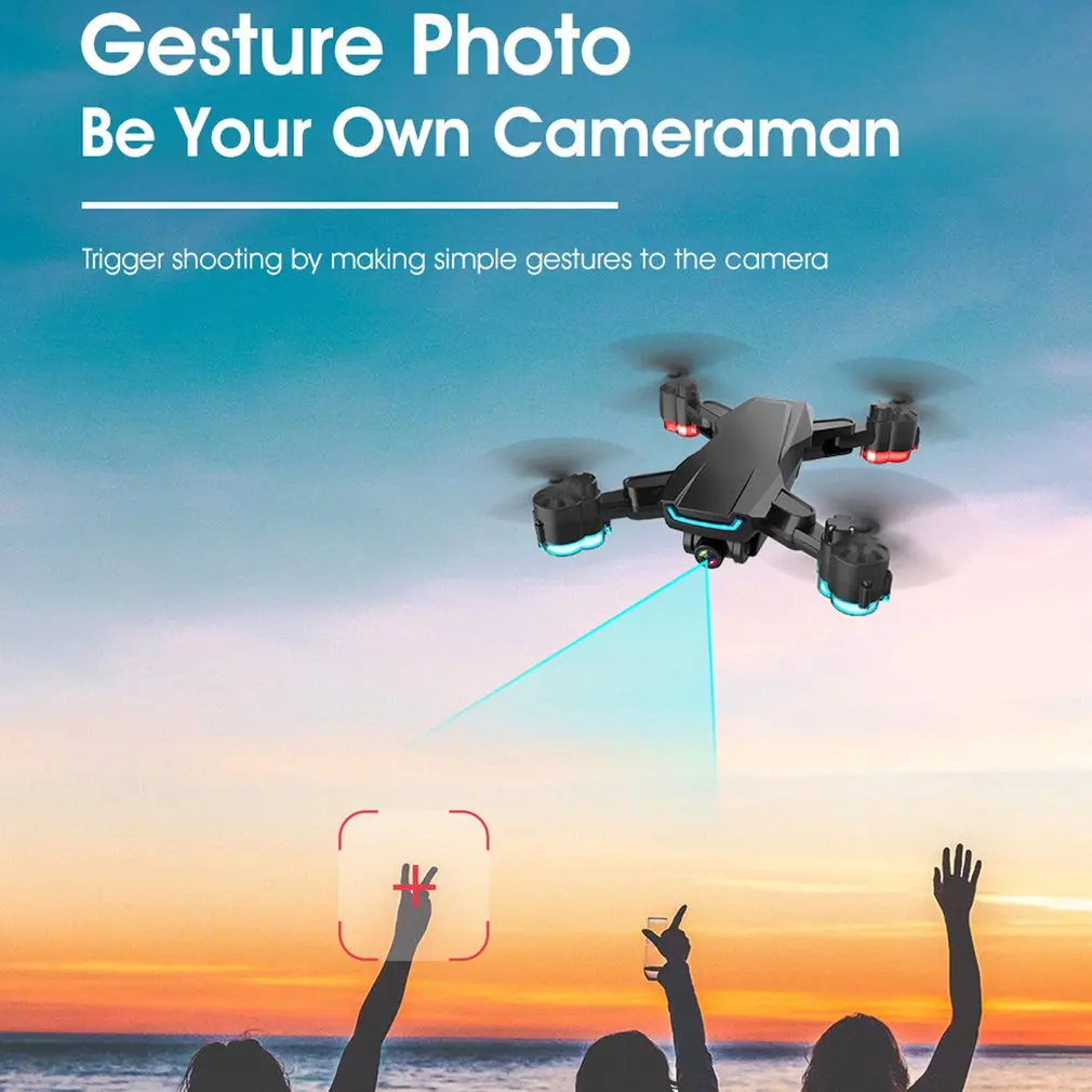 

Y101 RC Drone With 1080P HD Camera WiFi Real-time Transmission Image Follow me RC Helicopter Aircraft Toys