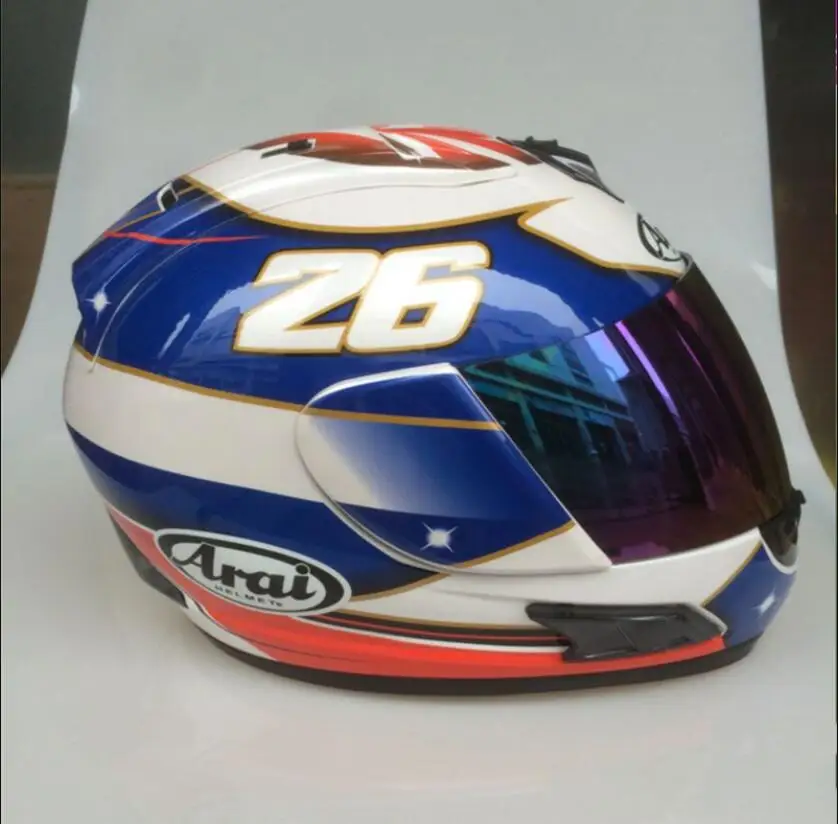 ARAI 26# мужские MOTO GP синие шлемы дорожный мотоцикл Casco мотоциклетный шлем капитан мотоцикл Casway велосипеды