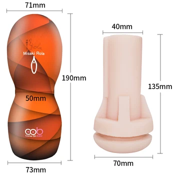 Male Masturbators for Men Vagina Vacuum Pocket Pussy Vaginator Endurance Exercise Masturbation Sex Toys Vibrator Masturb Cup 6