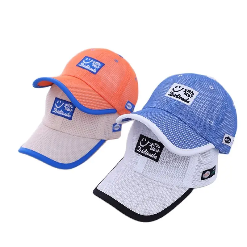 Doitbest Mesh Children Baseball Cap Summer Breathable embroidery Super bear kids Hats Boys Girls Caps child snapback Hat gorras