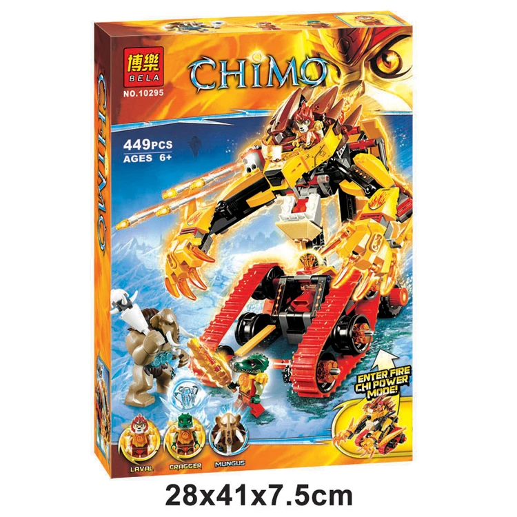 

449pcs Laval's Fire Lion Mobile Mech Transform Tank Building Blocks Compatible Legoingly Chimaed Bricks Toys For Children Gift