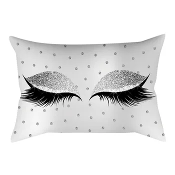 

New Design eyes Print Pillow Cases Cotton Linen Pillowcase Home Bed Room Decorative Pillow poszewki na poduszki#B