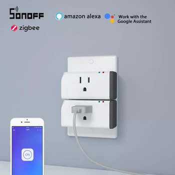 

SONOFF Zigbee S31 Lite Smart US Plug for eWelink ZBBridge Required Voice Control Work with Alexa Google Home SmartThings Hub