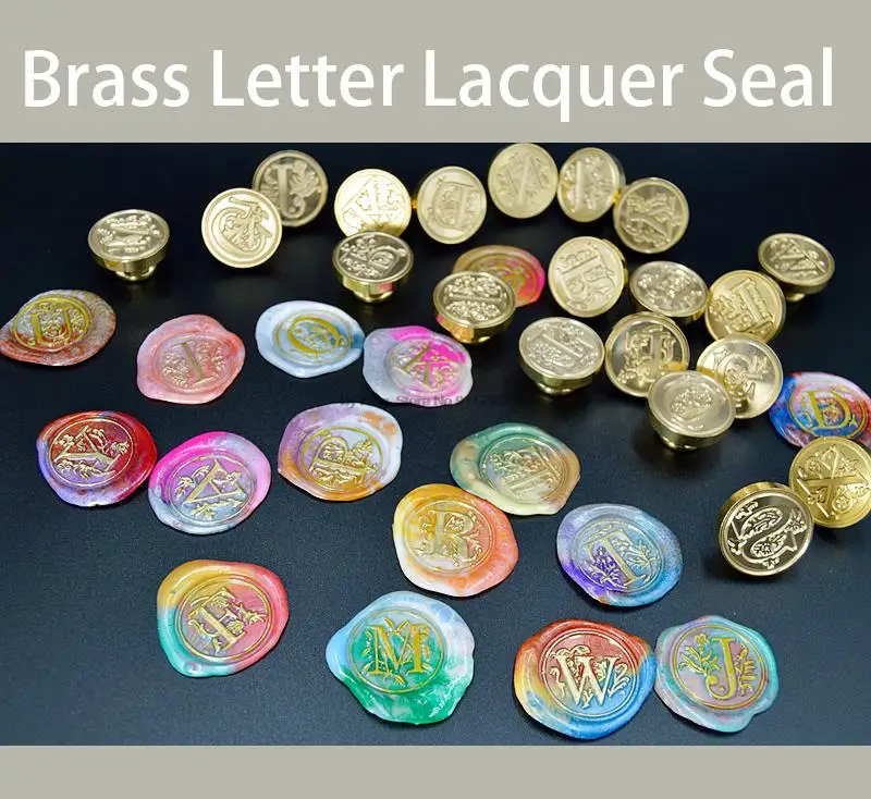 Retro Wax Stamp 26 Letter A-z Alphabet Initial Sealing Wax Seal Stamp Ancient Seal Post Decorative Clear Stamps Hobby Tools Sets