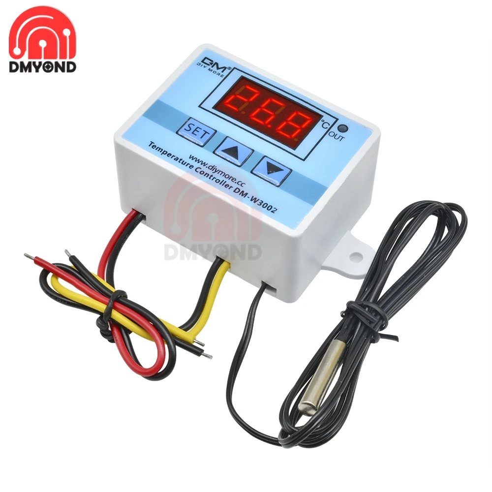 XH W3002 W3001 DC 24V Светодиодный Цифровой температурный контроллер термос