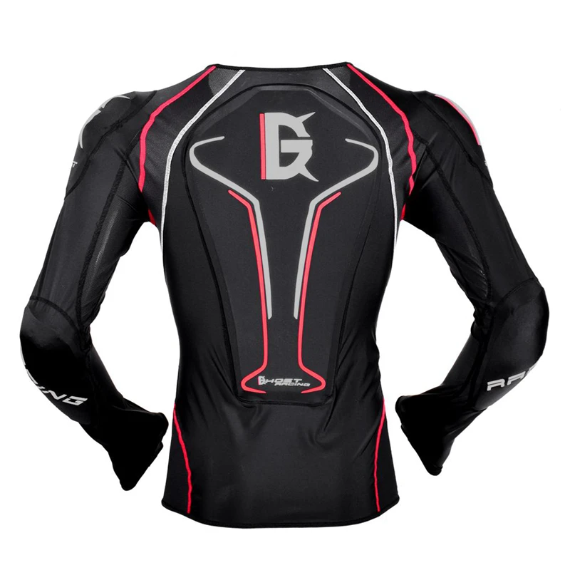 GHOST RACING мотоциклетная мягкая Броня куртка мужская полная защита тела для мотокросса Защитное снаряжение для защиты груди и плеч