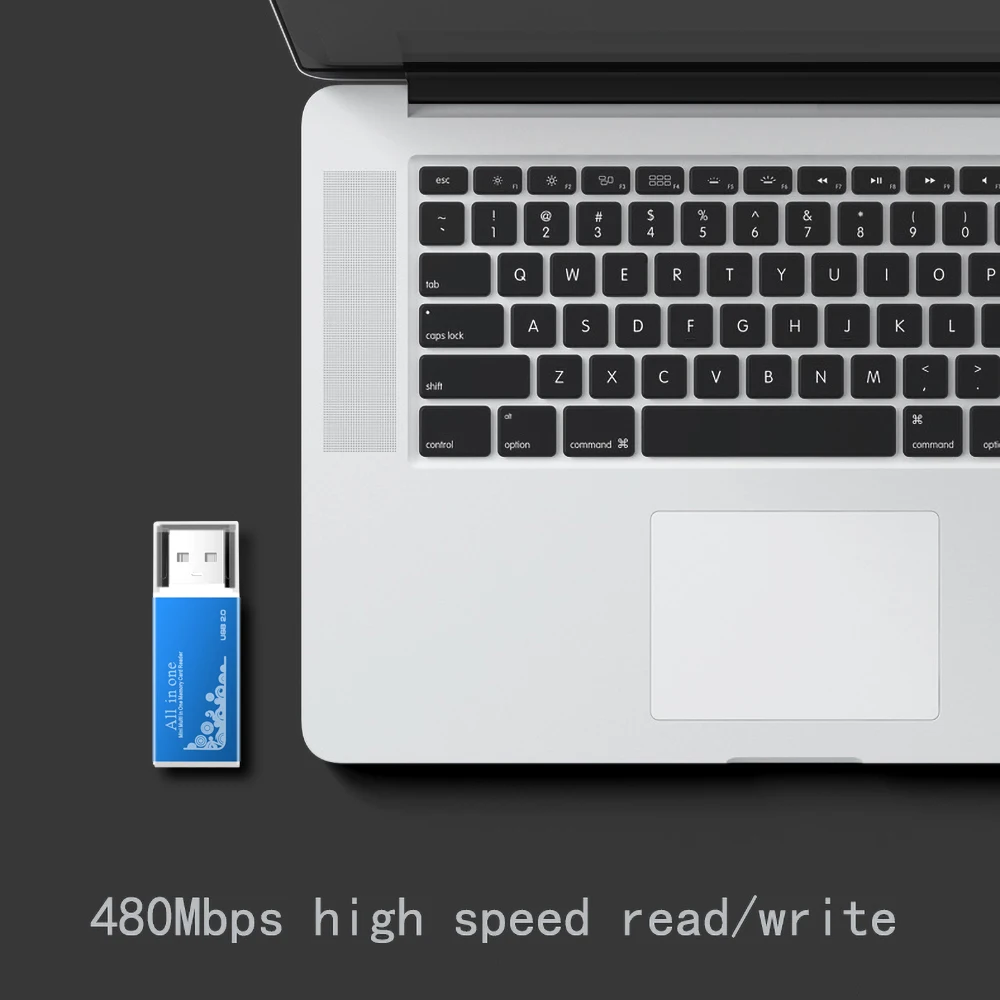 Kebidu 5 цветов Высокое качество USB 2,0 все в 1 мульти карта памяти ридер адаптер для Micro SD SDHC TF M2 MMC