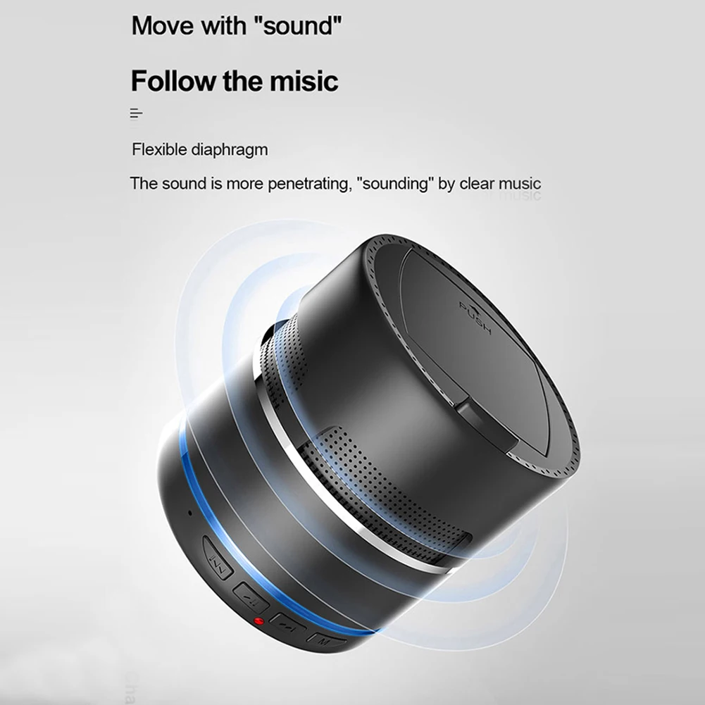 ABS HiFi стерео Bluetooth динамик объемный звук Поддержка TF карта многофункциональный портативный перезаряжаемый аккумулятор без потерь