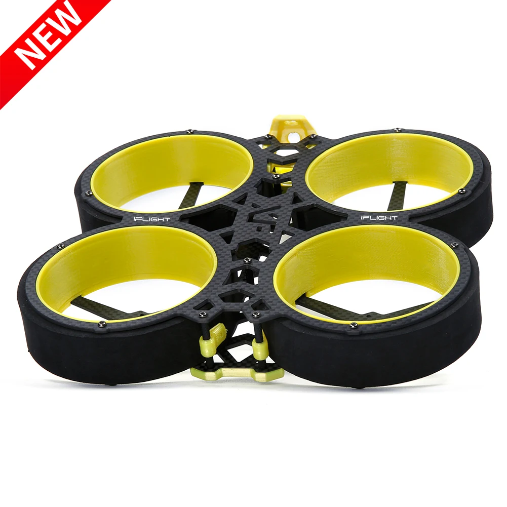 $98.75 New iFlight BumbleBee CineWhoop 142mm FPV Frame Kit with 2mm Armpropeller Guards Compatible 3inch