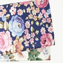 Хлопчатобумажный с рисунком ткань для лоскутной дышащей хлопковой фабричное кружево стеганая простыня одежда Детская текстильная ткань