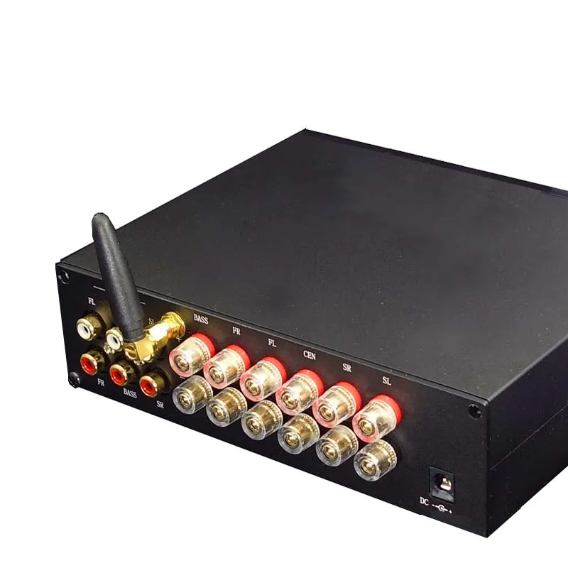 5,1 канальный Bluetooth 5,0 4 шт TPA3116D2 100WX1+ 50WX5 HiFi усилитель мощности готовая плата в чехол аудио TPA3116 Amp