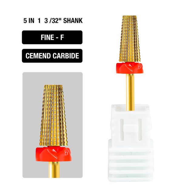 Dmoley Tungsten Carbide Nail Drill Bit Milling Cutter For Manicure Pedicure Nail Files Buffer Nail Art Equipment Accessory Tools