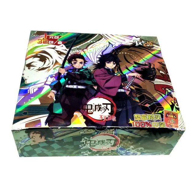 Demon Slayer Card TCG Game Cards Letters Table Toys For Family Children Christmas Gift 4