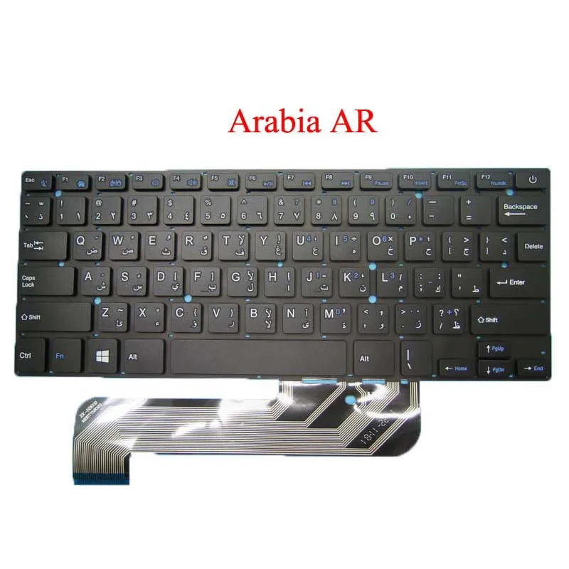 Ноутбук US SP IT AR с клавиатурой для Irbis NB44 XK HS002 MB27716023 Аравия итальянский испанский