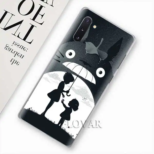 012 Totoro Chihiro Ghibli Аниме Миядзаки чехлы для телефонов samsung Galaxy Note 10 S10 Plus 5G S10e A30 A40 A50 A60 A70 M40 жесткий чехол - Цвет: 012